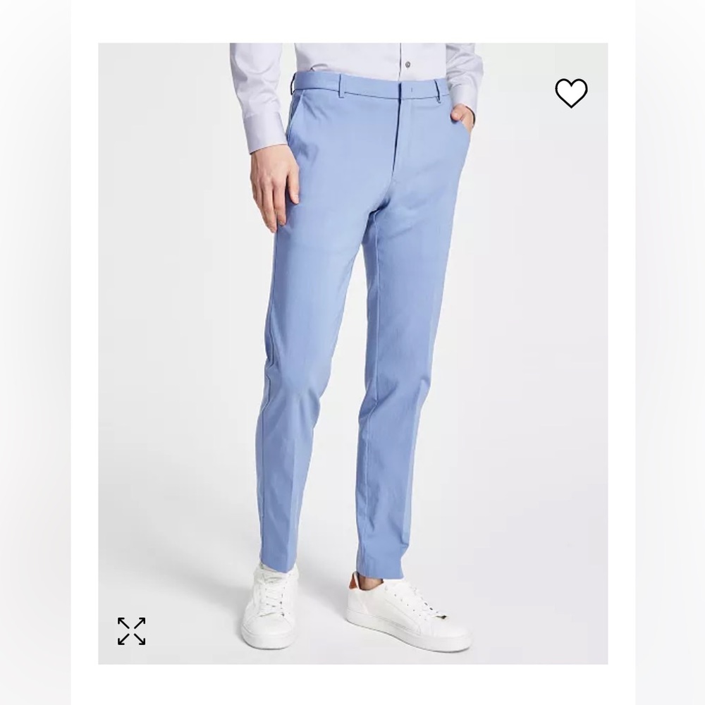 Men's Modern-Fit TH Flex Stretch Solid Performance Pants